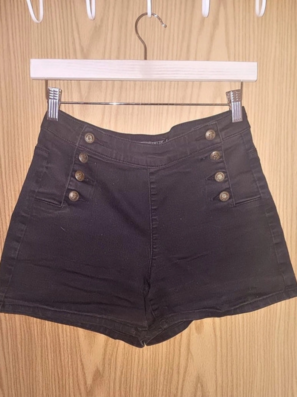 Blackheart High Waist Black Shorts Size 5